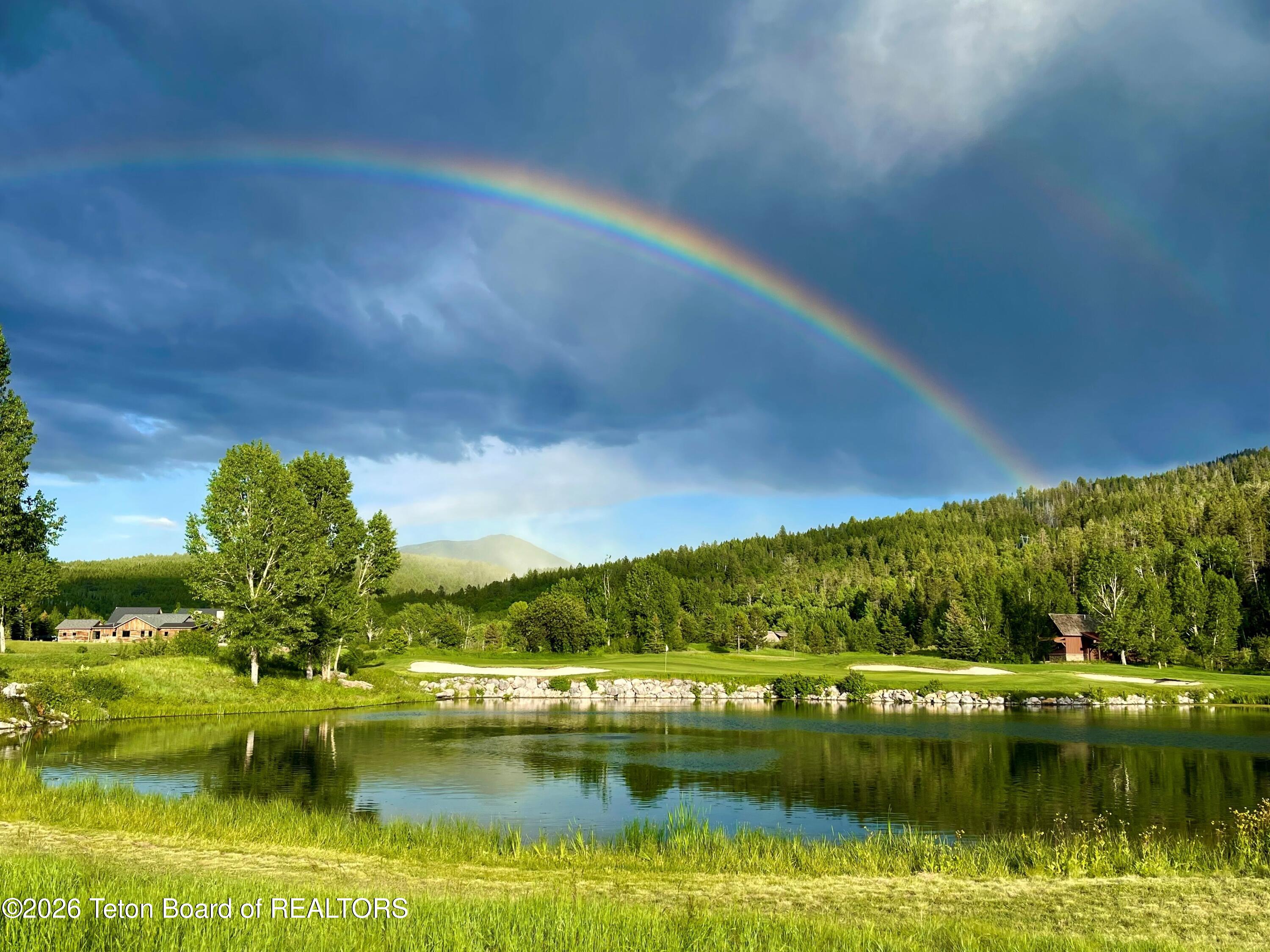 56 Rammell Road Victor, ID 83455 - Photo 22 of 28 Double rainbow overr 9 and ponds