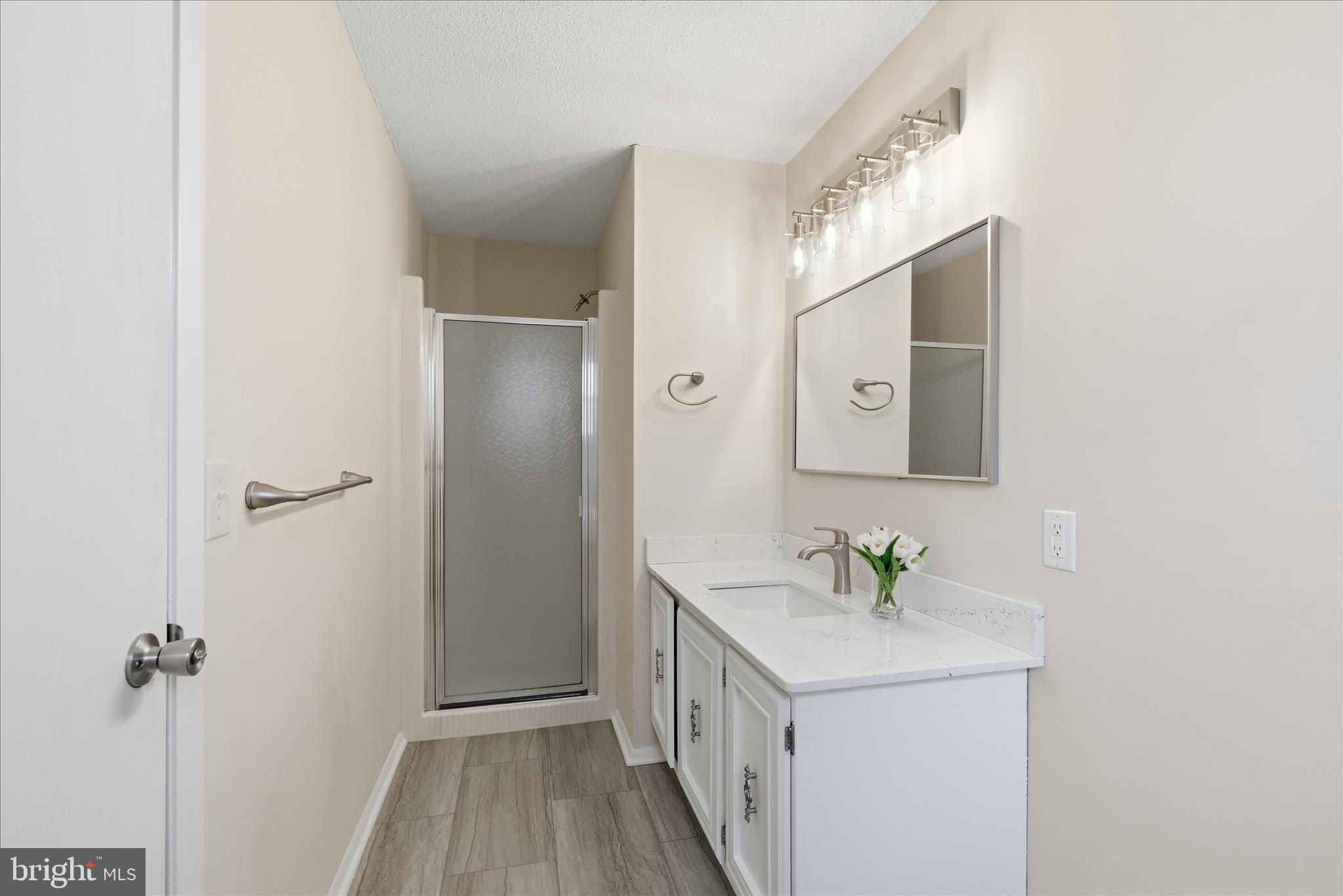 2430 Opal Road York, PA 17408 - Photo 35 of 59 a bathroom with a sink a mirror and a shower