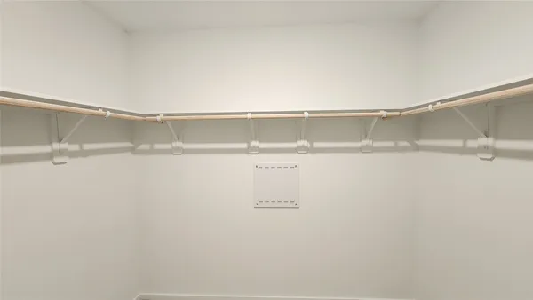 a close view of closet