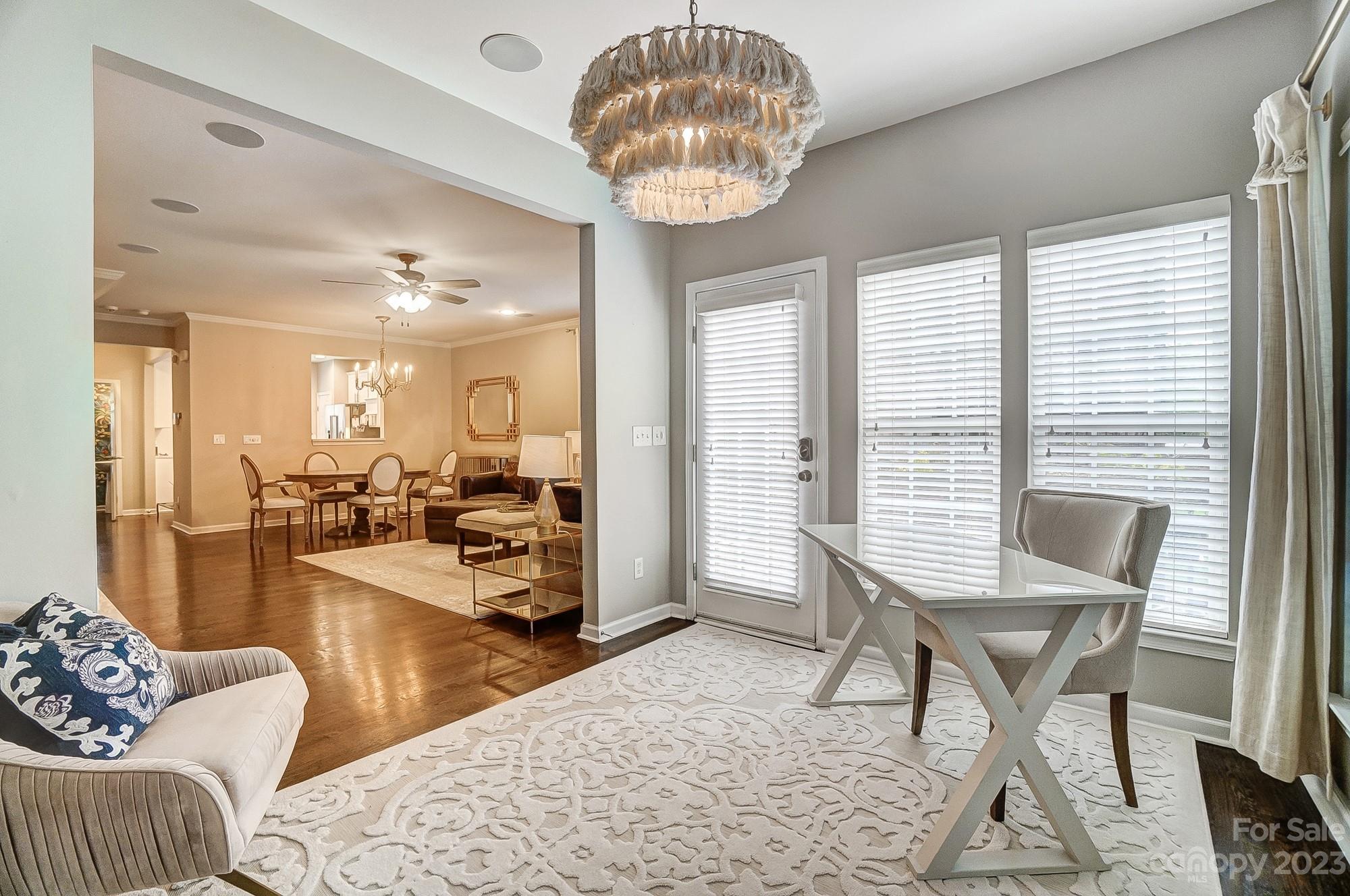 231 Lincoln Street Charlotte, NC 28203 - Photo 23 of 48 a view of a livingroom and dining room