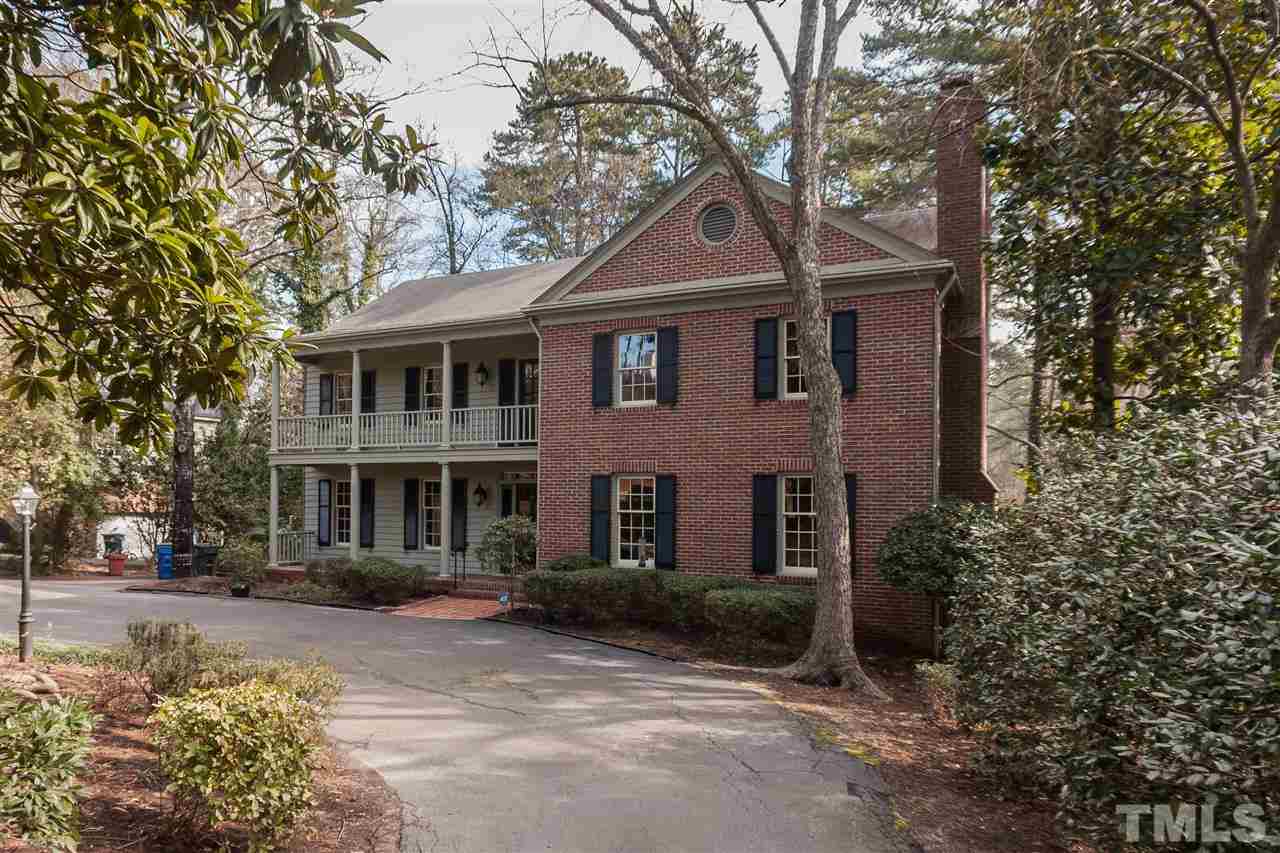 3400 Landor Road Raleigh, NC 27609 - Photo 25 of 25 a front view of a house with a garden