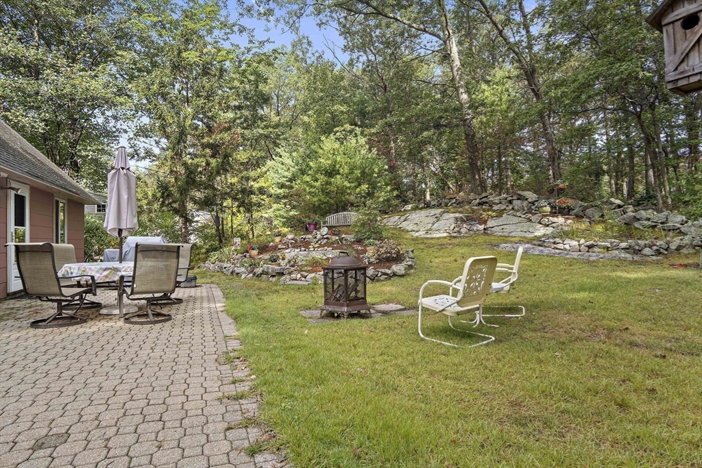 21 Kelsey Road Natick, MA 01760 - Photo 25 of 34 a view of a swimming pool with lawn chairs and a fire pit