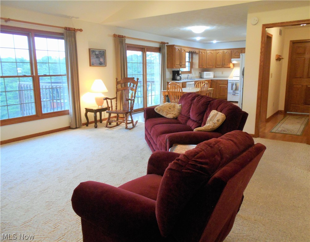 384 Burnfield Road Little Hocking, OH 45742 - Photo 6 of 30 Living room is open to the kitchen & formal dining room