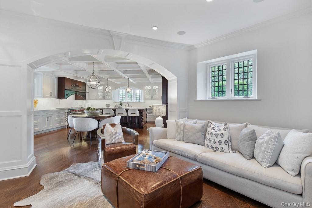 21 Hampshire Road Bronxville, NY 10708 - Photo 14 of 41 a living room with furniture wooden floor and a large window