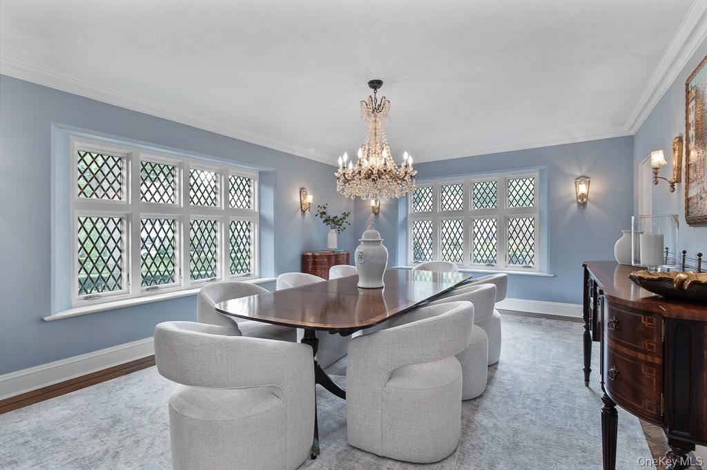 21 Hampshire Road Bronxville, NY 10708 - Photo 10 of 41 a dining room with furniture and window