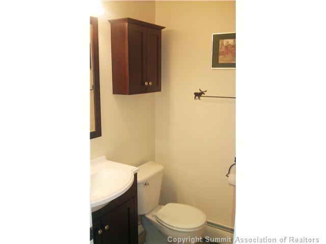 110 Evergreen Road, Unit 202 Dillon, CO 80435 - Photo 8 of 10 a bathroom with a toilet and a mirror