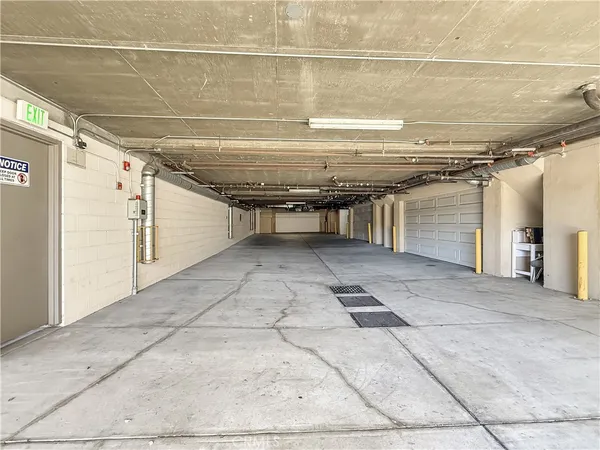 a view of parking garage