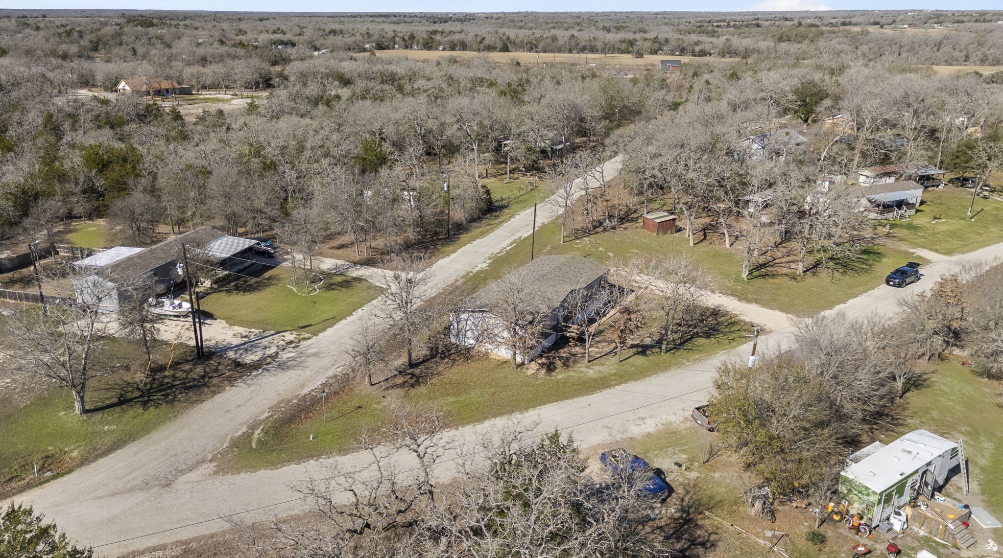 101 Hill Loop Road Somerville, TX 77879 - Photo 41 of 45 a view of a lake in middle of the town