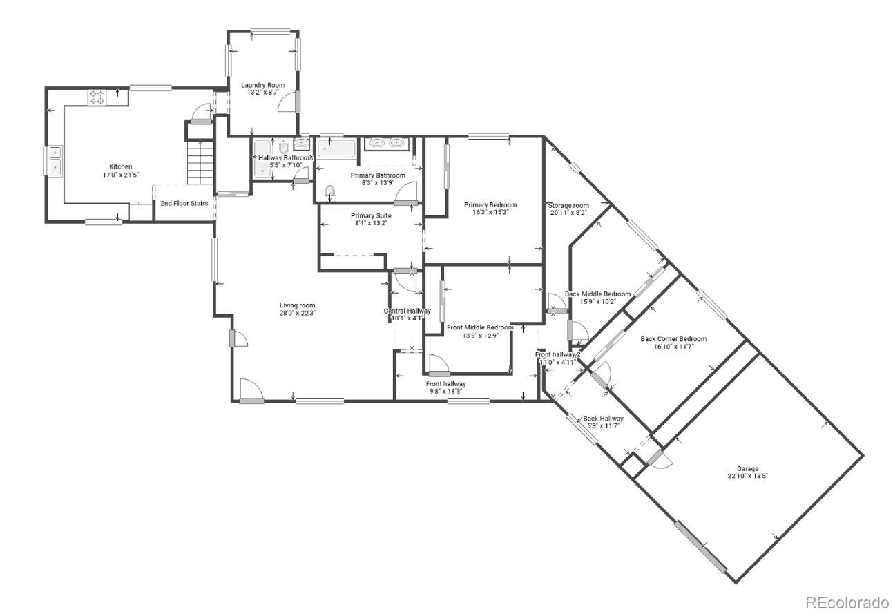 Undisclosed Address Pueblo, CO 81006 - Photo 26 of 27 a picture of floor plan