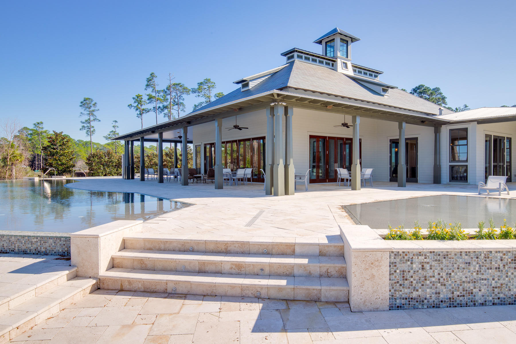 79 Perrin, Unit LOT 54 Santa Rosa Beach, FL 32459 - Photo 20 of 36 a view of a house with swimming pool and sitting area