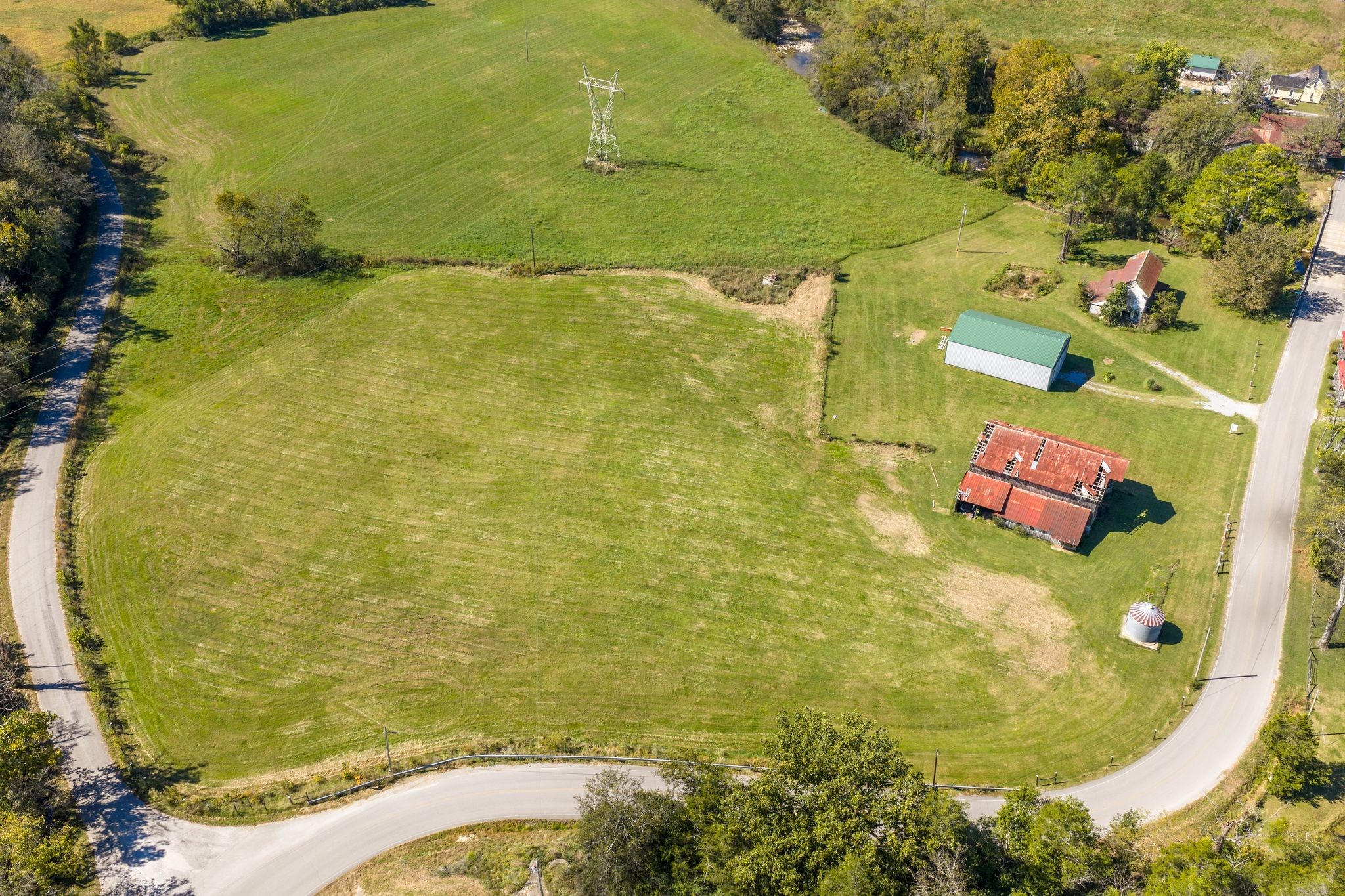 3523 Water Valley Road Williamsport, TN 38487 - Photo 15 of 22 a aerial view of residential house with pool
