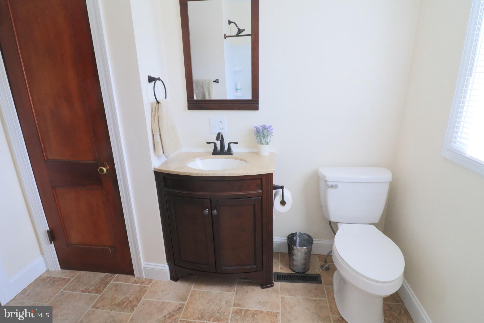 121 Center Street Mount Jackson, VA 22842 - Photo 44 of 46 a bathroom with a toilet sink and mirror