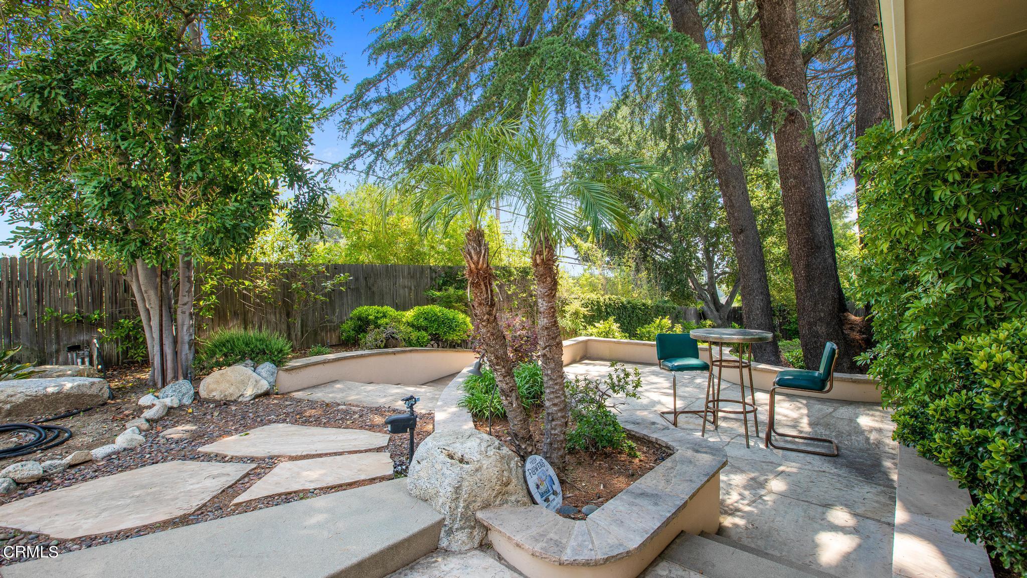 5212 Pizzo Ranch Road La Canada Flintridge, CA 91011 - Photo 37 of 44 a view of backyard with outdoor seating and green space