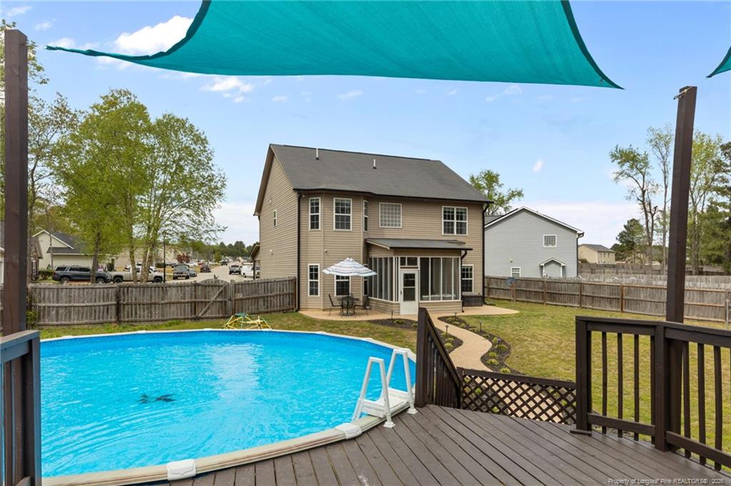 594 Allegiance Street Raeford, NC 28376 - Photo 44 of 49 swimming pool view with seating space