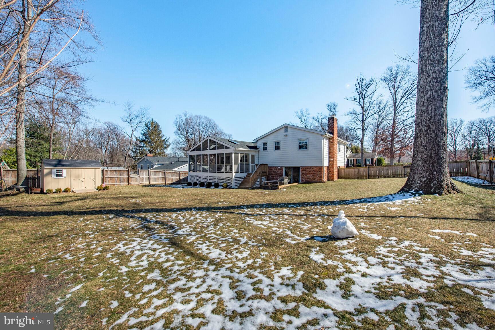 9904 Colony Road Fairfax, VA 22030 - Photo 32 of 36 Fully Fenced - .28 Acres