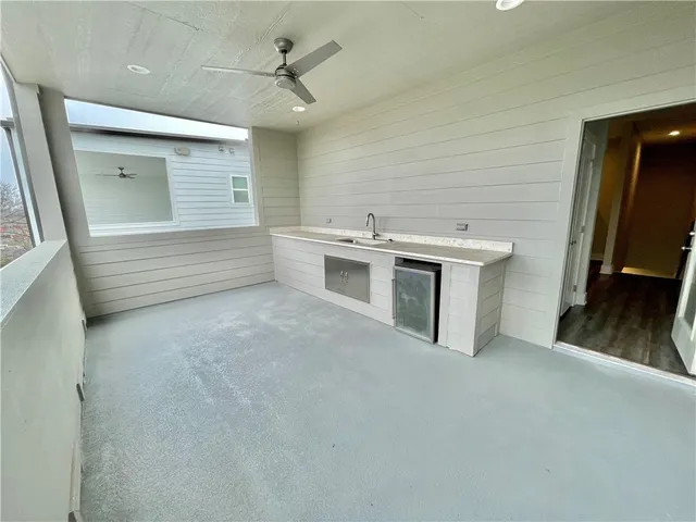 a room with furniture and window