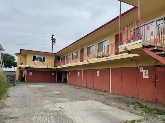 a front view of a house with a garage