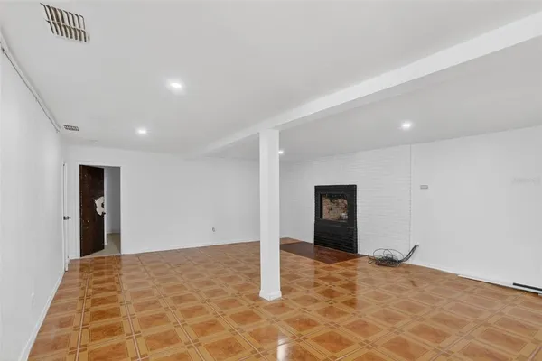 a view of an empty room