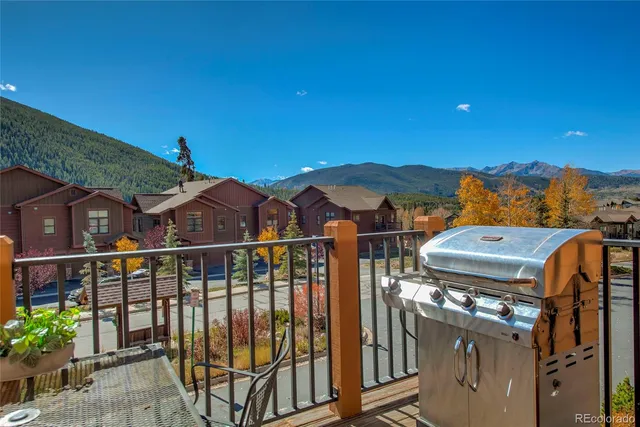 a view of a city from a balcony