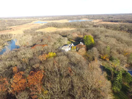a view of an ocean and beach