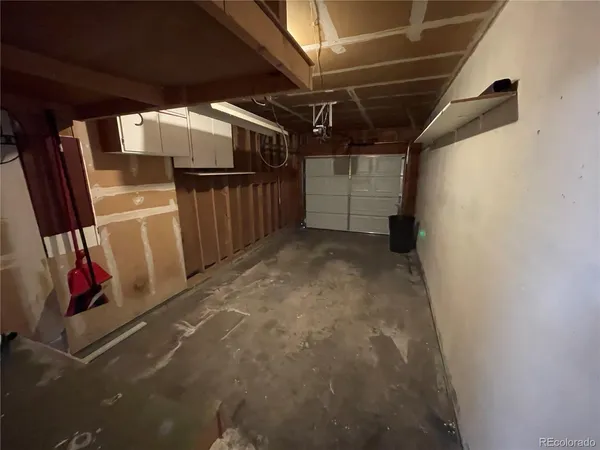 a view of storage and utility room