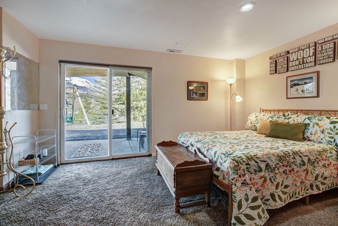 379 Hummingbird Circle Silverthorne, CO 80498 - Photo 23 of 44 a bedroom with a bed and a tv