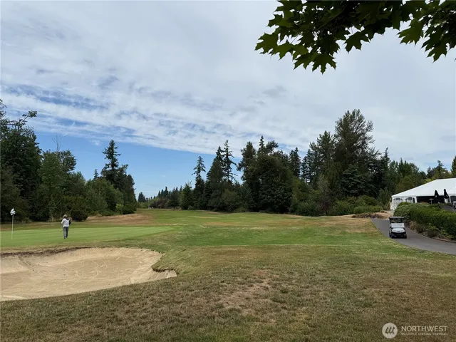 a car parked in the middle of a field
