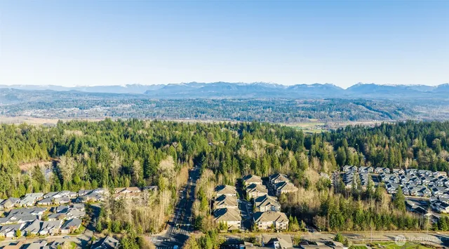 a view of lake and mountain