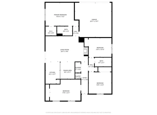 a picture of a bench in front of door