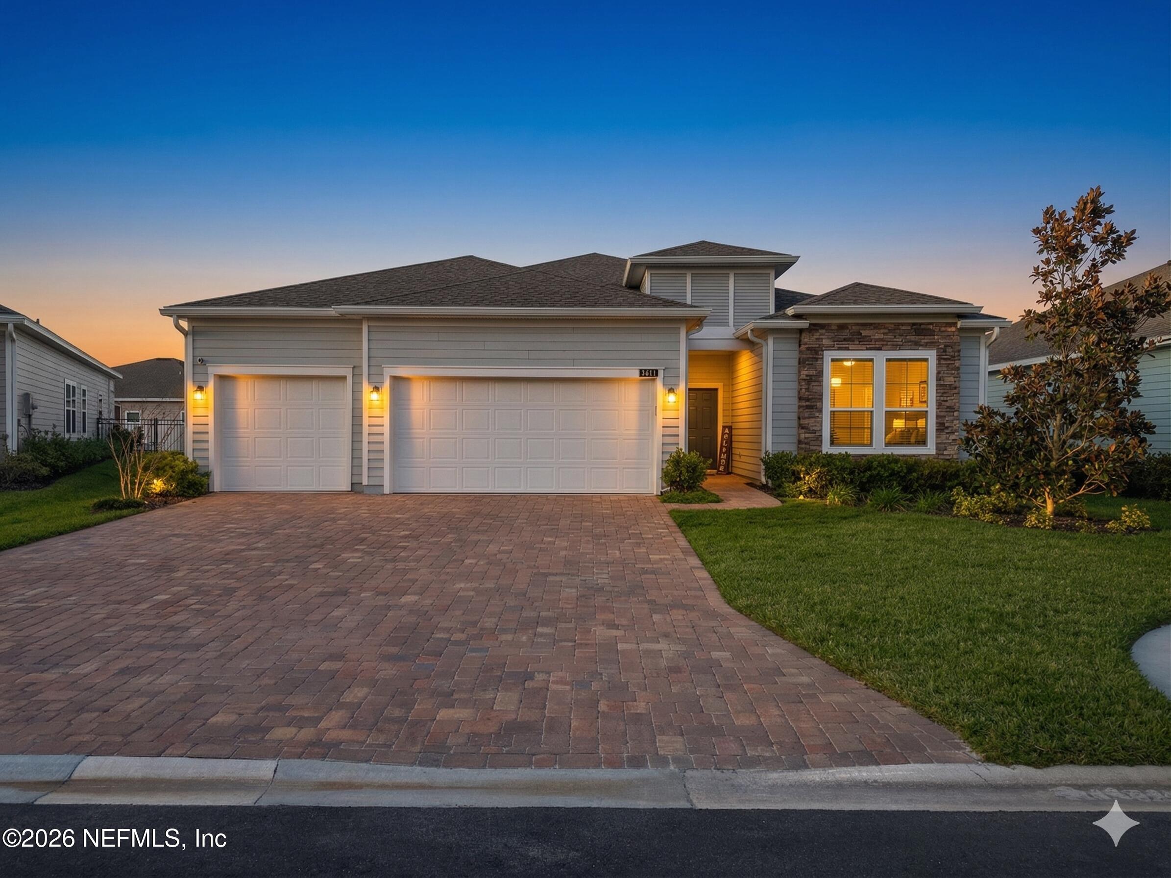 3841 Heatherbrook Place Middleburg, FL 32068 - Photo 1 of 39 a front view of house with yard and trees