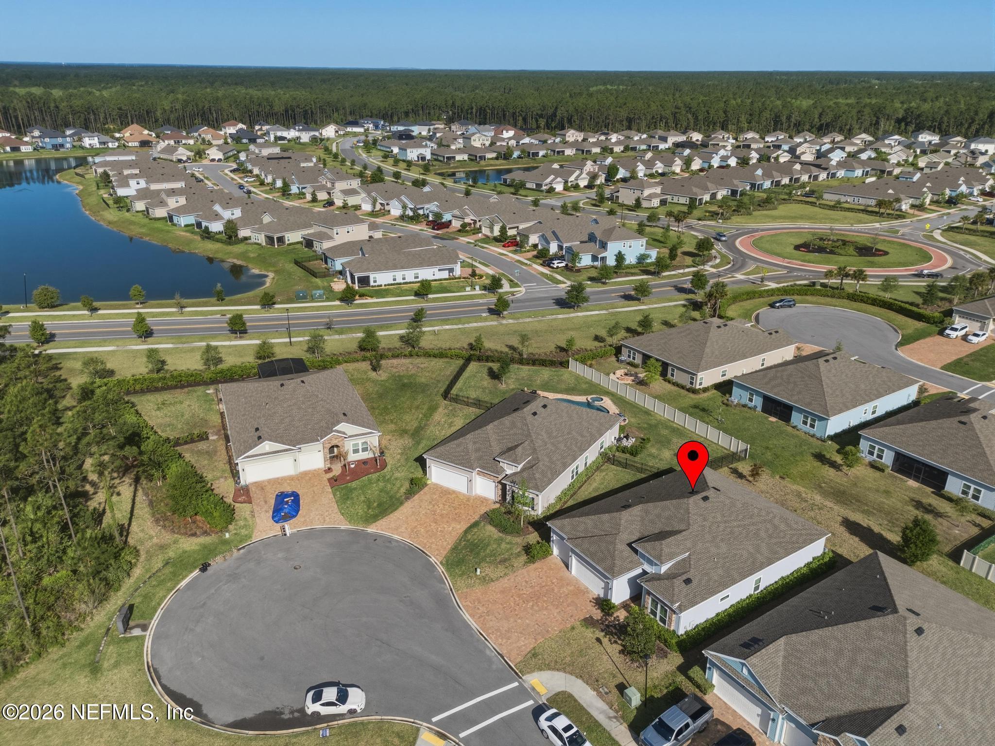 3841 Heatherbrook Place Middleburg, FL 32068 - Photo 35 of 39 an aerial view of residential houses with outdoor space