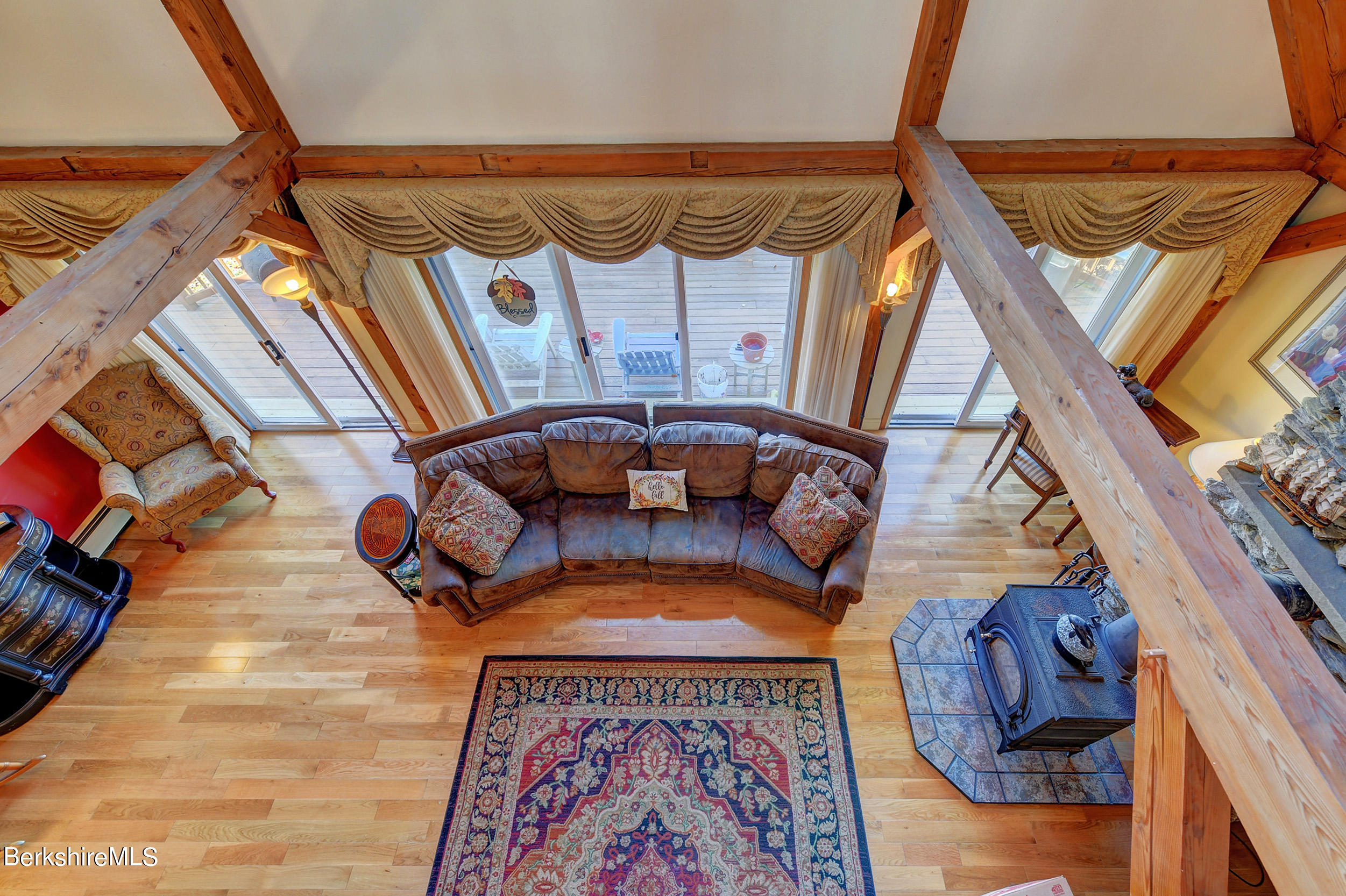 160 Bailey Road Lanesborough, MA 01237 - Photo 25 of 52 306 2nd Floor Loft View to Living Room
