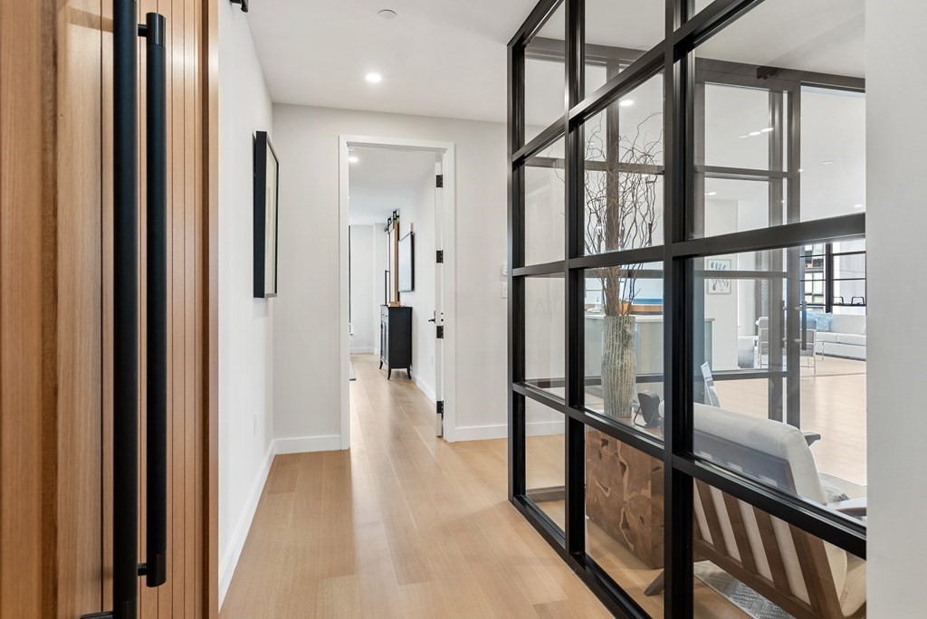 76 Wareham Street, Unit 4A Boston, MA 02118 - Photo 24 of 38 a view of an entryway with wooden floor