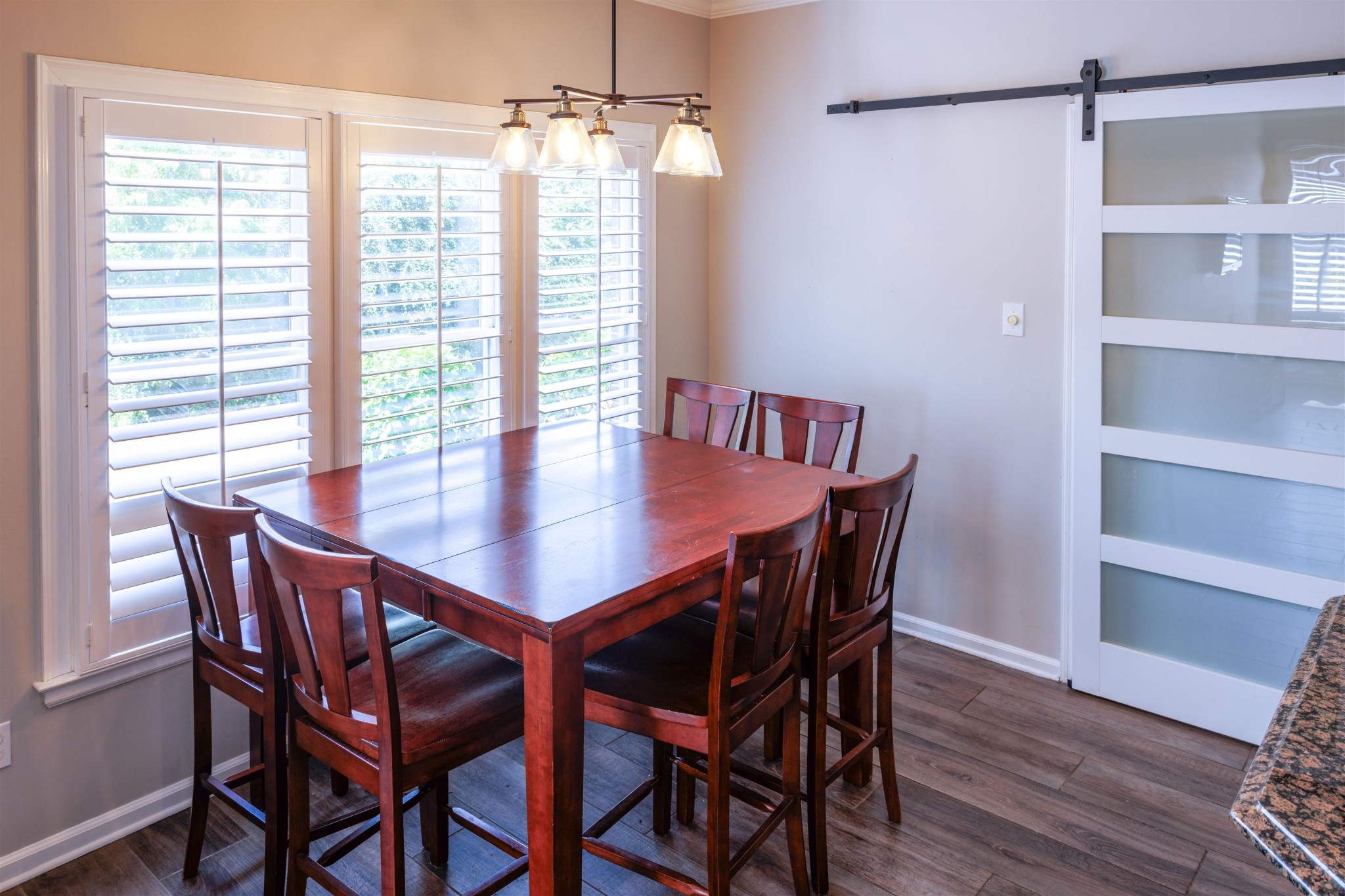 95 Morris Manor Drive Collierville, TN 38017 - Photo 8 of 35 a view of a dining room with furniture window and wooden floor