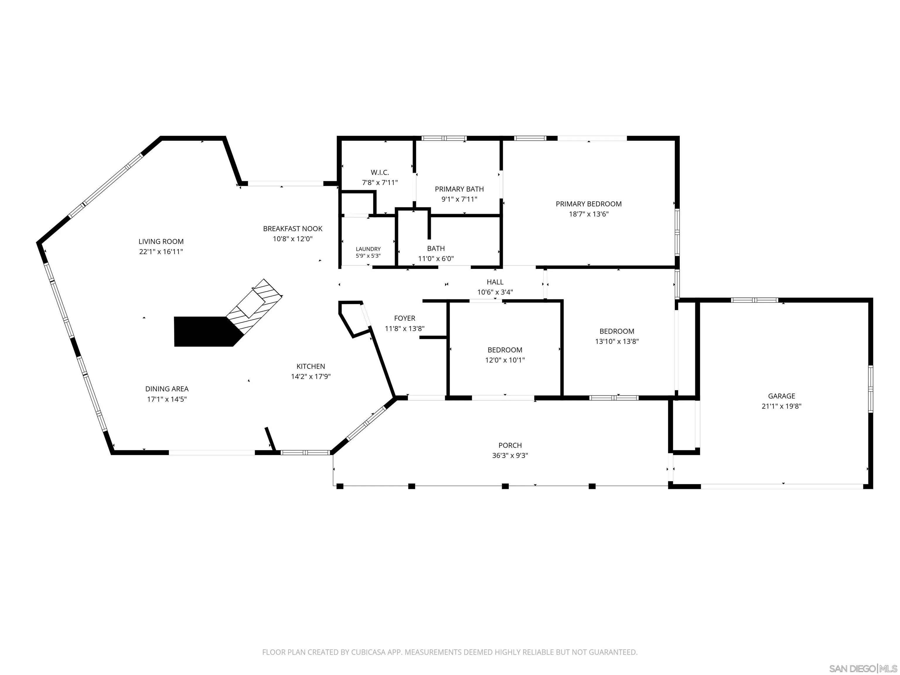 4430 Deer Lake Park Road Julian, CA 92036 - Photo 69 of 69 1st Floor Plan