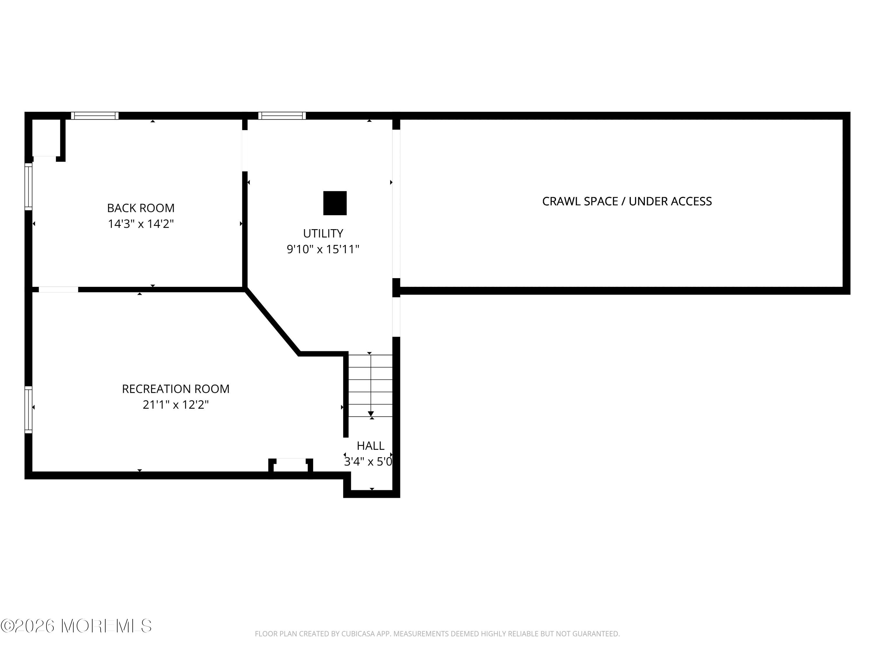 481 Tennent Road Morganville, NJ 07751 - Photo 42 of 43 Basement - Floor Plan