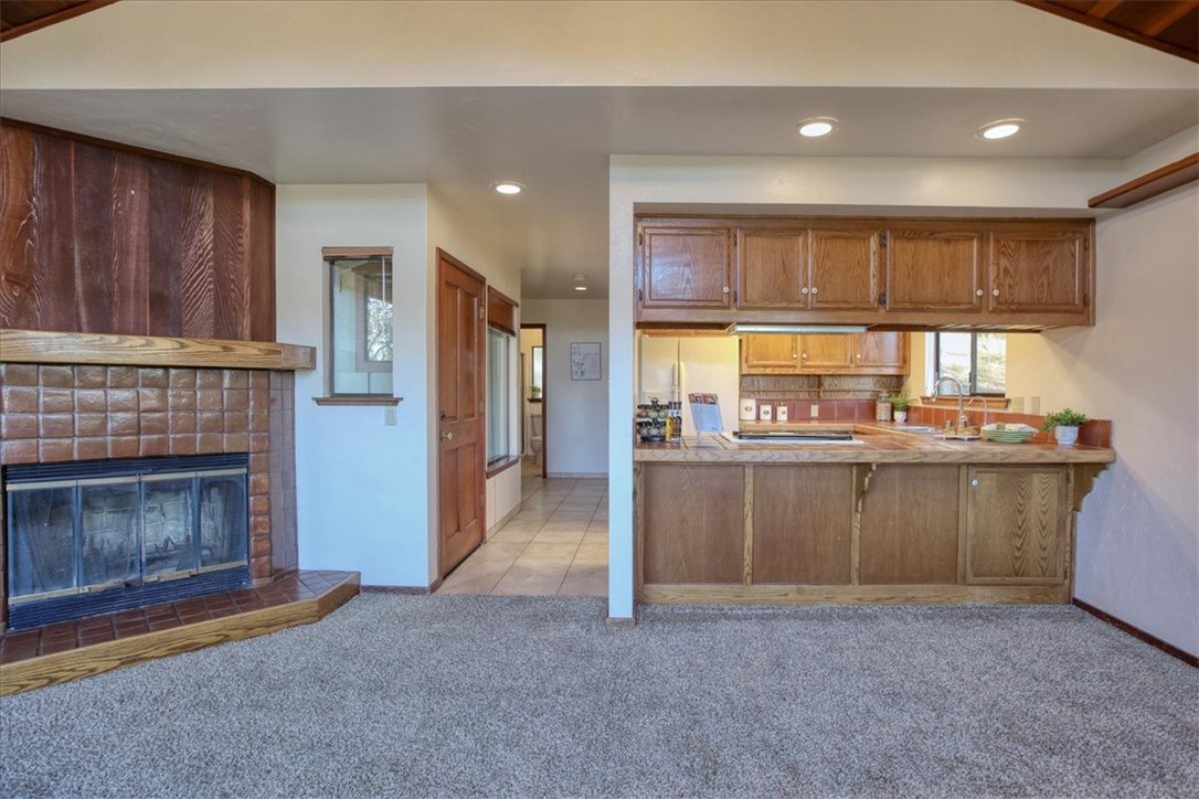 2550 Emerson Road Cambria, CA 93428 - Photo 17 of 49 a view of kitchen with refrigerator and window