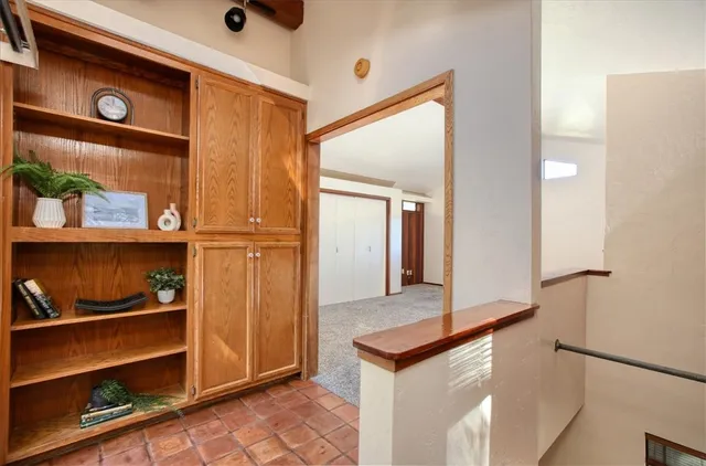 a view of front door