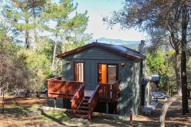a view of outdoor space with trees