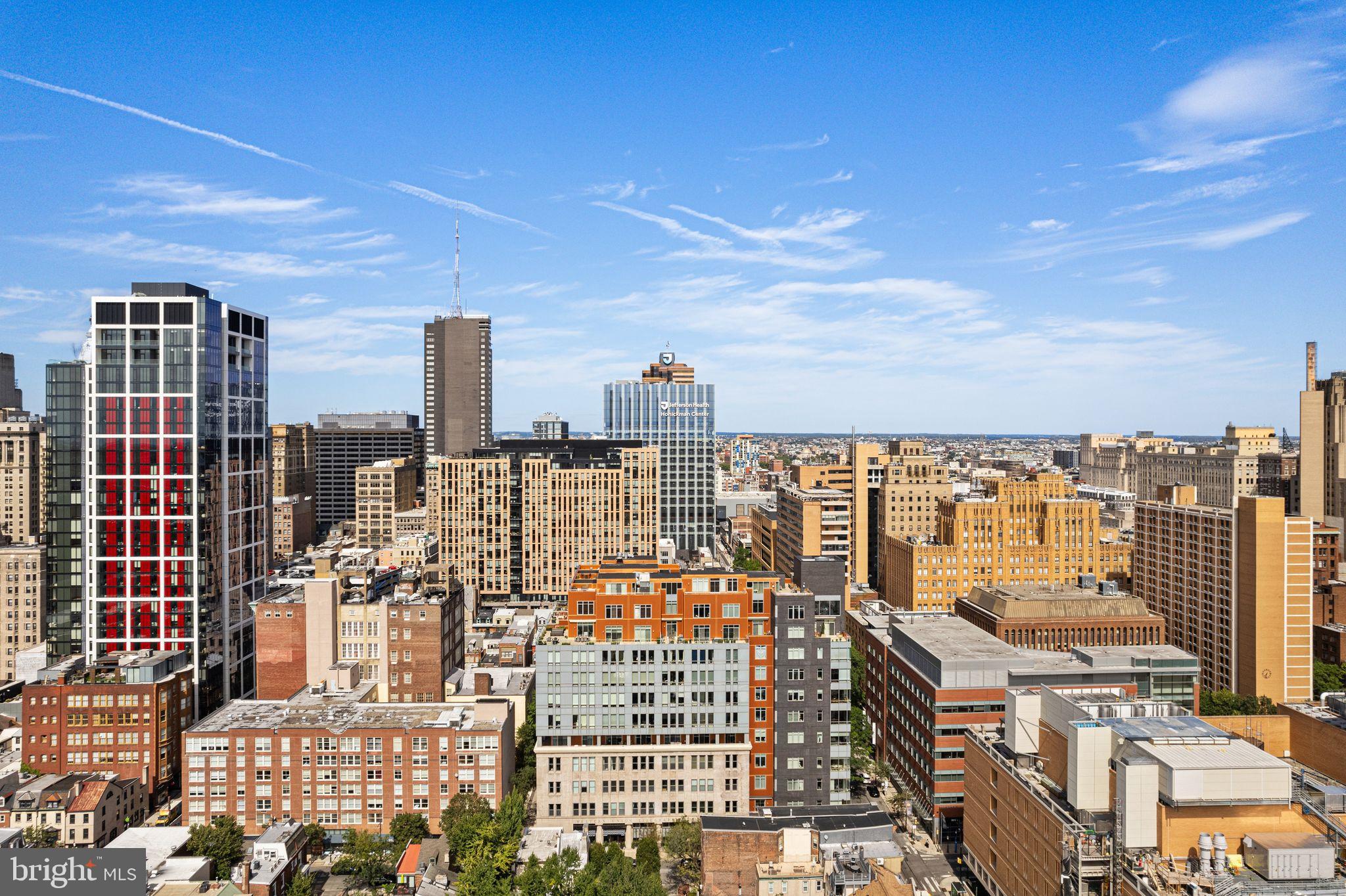 1101 Locust Street, Unit 4L Philadelphia, PA 19107 - Photo 24 of 25 a view of a city with tall buildings