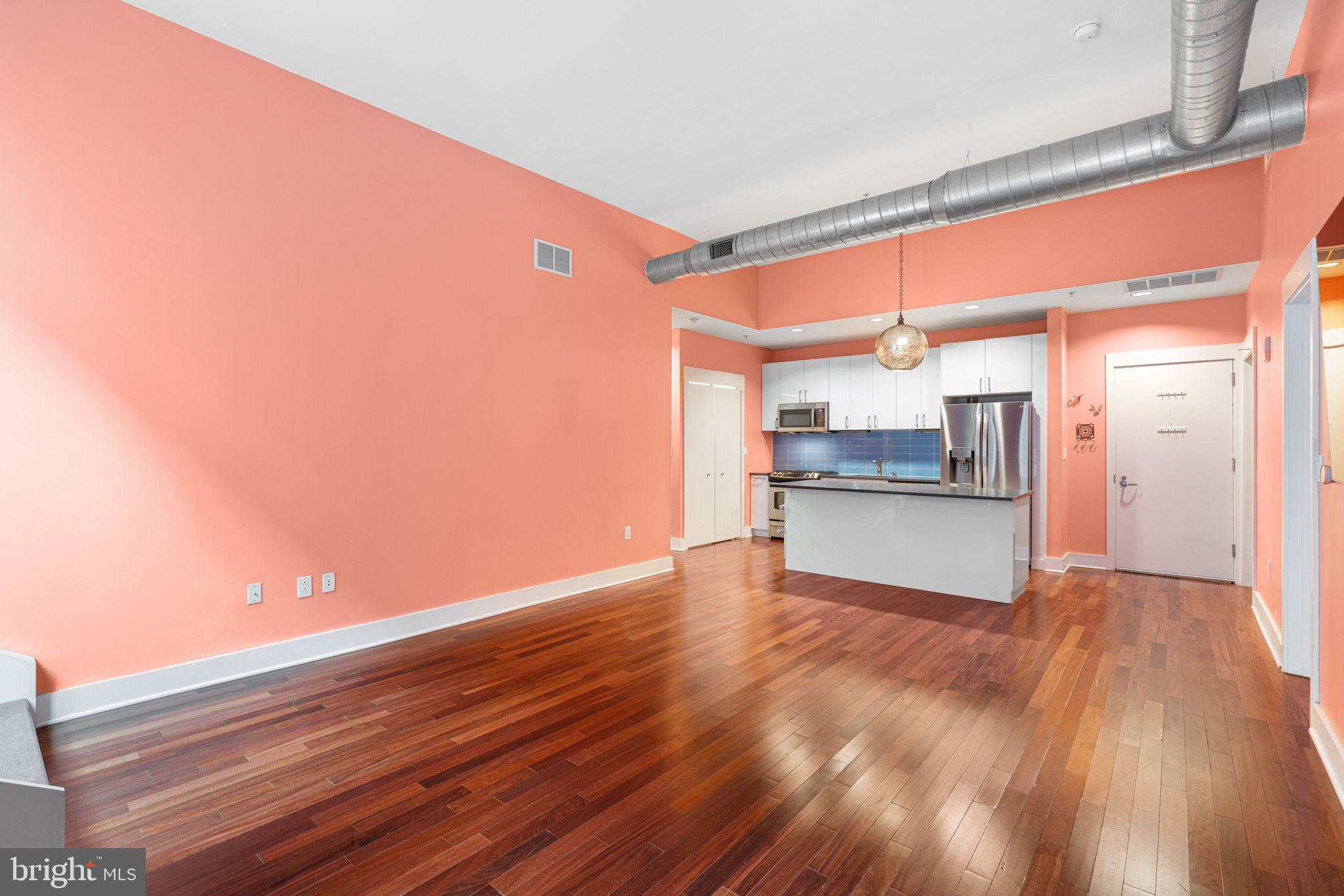 1101 Locust Street, Unit 4L Philadelphia, PA 19107 - Photo 8 of 25 a view of kitchen with wooden floor