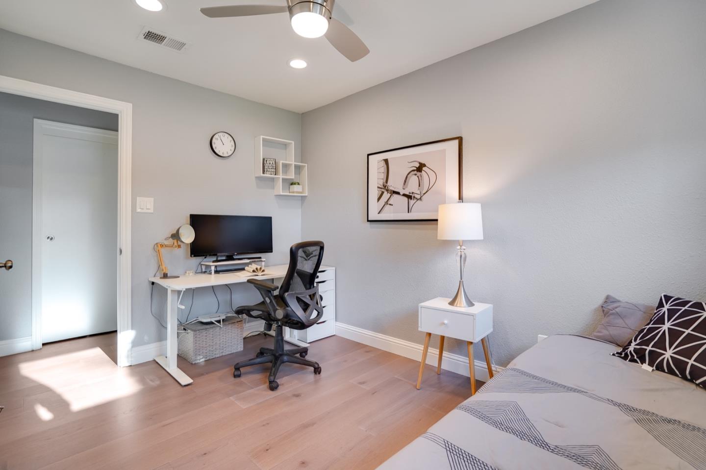 3143 Kermath Drive San Jose, CA 95132 - Photo 38 of 62 a view of a workspace with furniture and a window