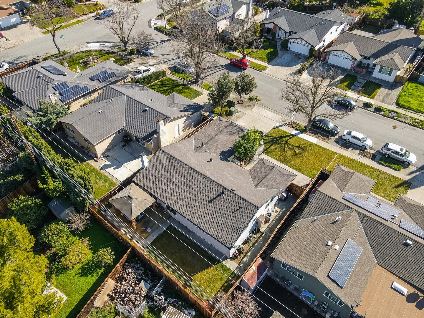 3143 Kermath Drive San Jose, CA 95132 - Photo 62 of 62 an aerial view of a house with a garden and trees