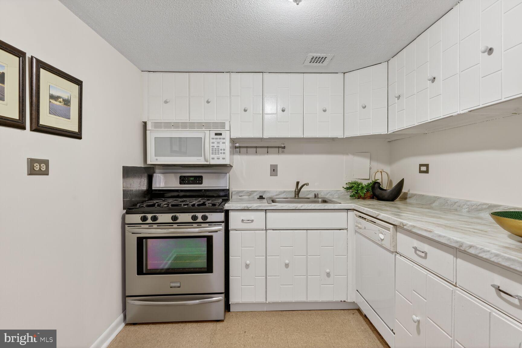 700 7th Street Southwest, Unit 716 Washington, DC 20024 - Photo 10 of 23 a kitchen with cabinets appliances and a sink