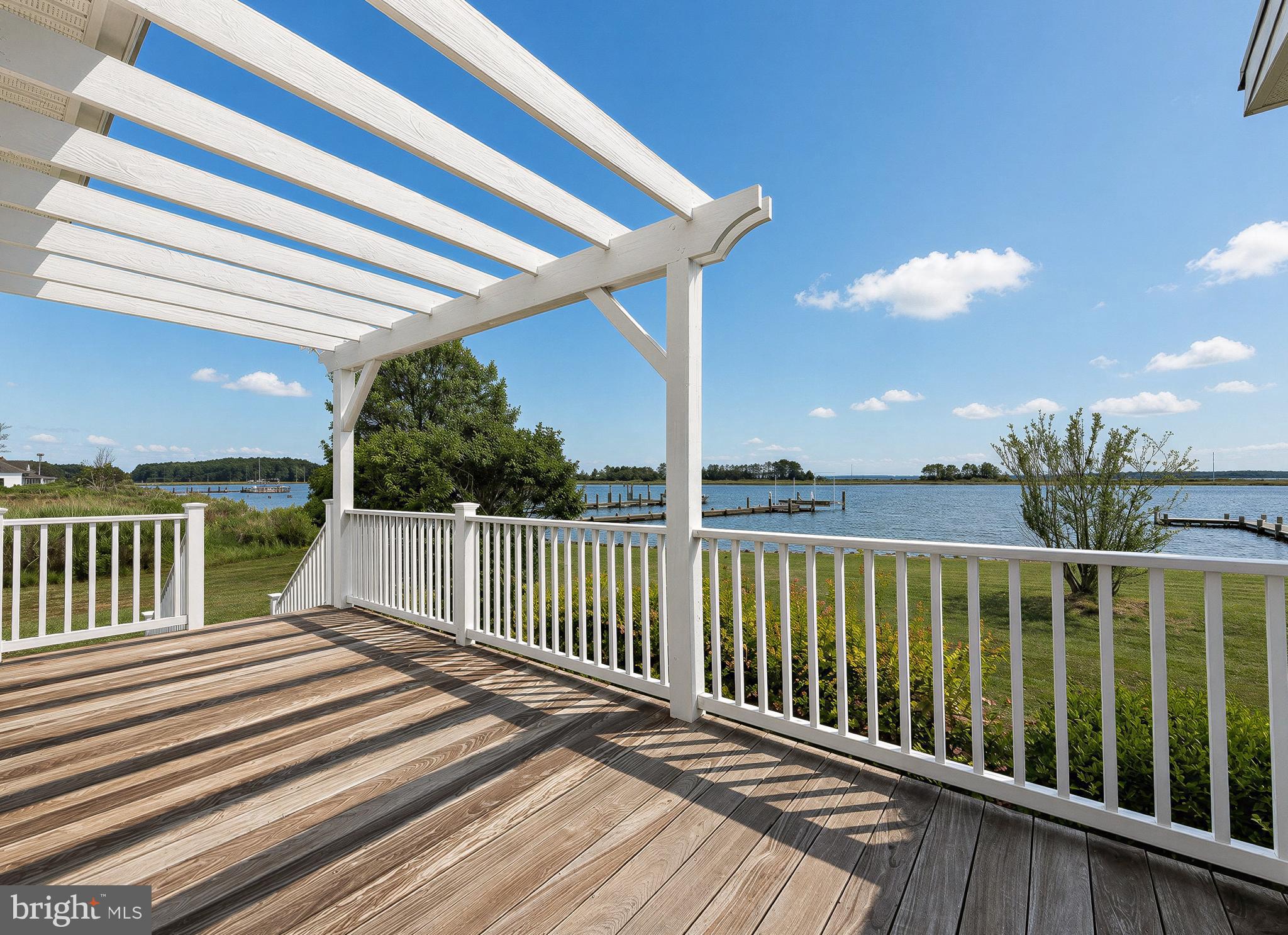 16144 Thomas Road Piney Point, MD 20674 - Photo 26 of 98 Gorgeous Ipe Deck with Custom Pergola