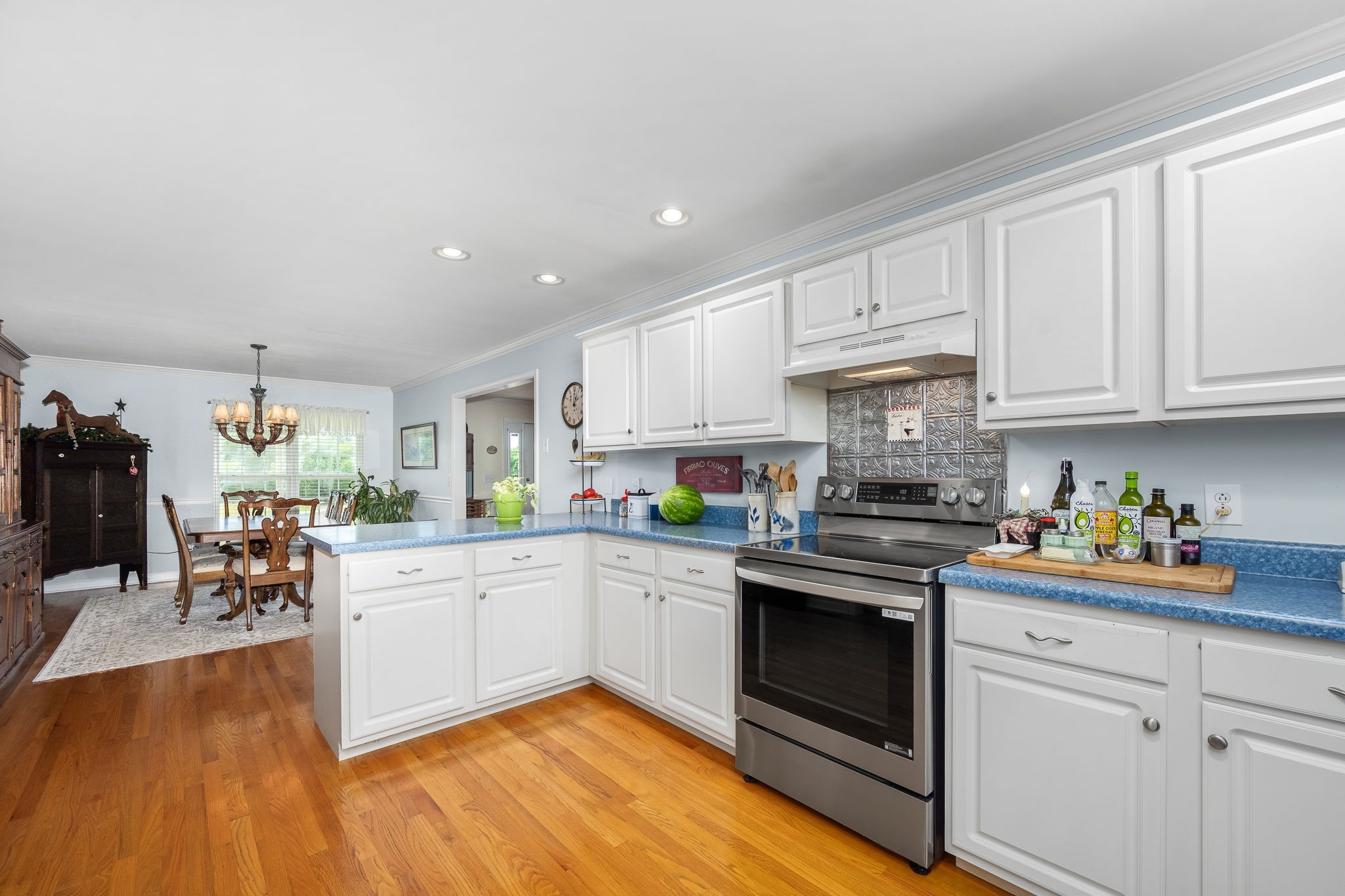 4330 River Lane Milton, TN 37118 - Photo 17 of 44 a kitchen with a white cabinets and white appliances