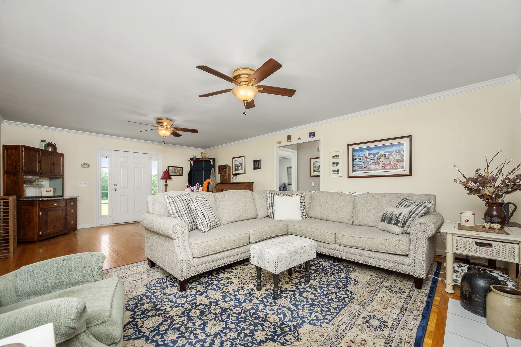 4330 River Lane Milton, TN 37118 - Photo 9 of 44 a living room with furniture ceiling fan and a rug