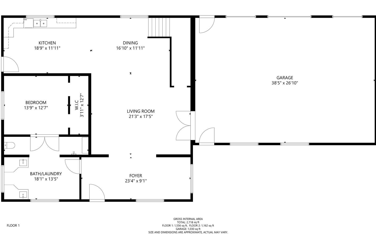 317 Ridge Road Fairfield, ME 04937 - Photo 32 of 34 Floor Plan 1