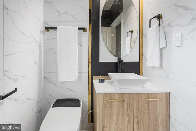 a bed room with a bed and a couch