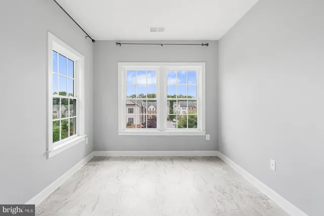 a view of an empty room